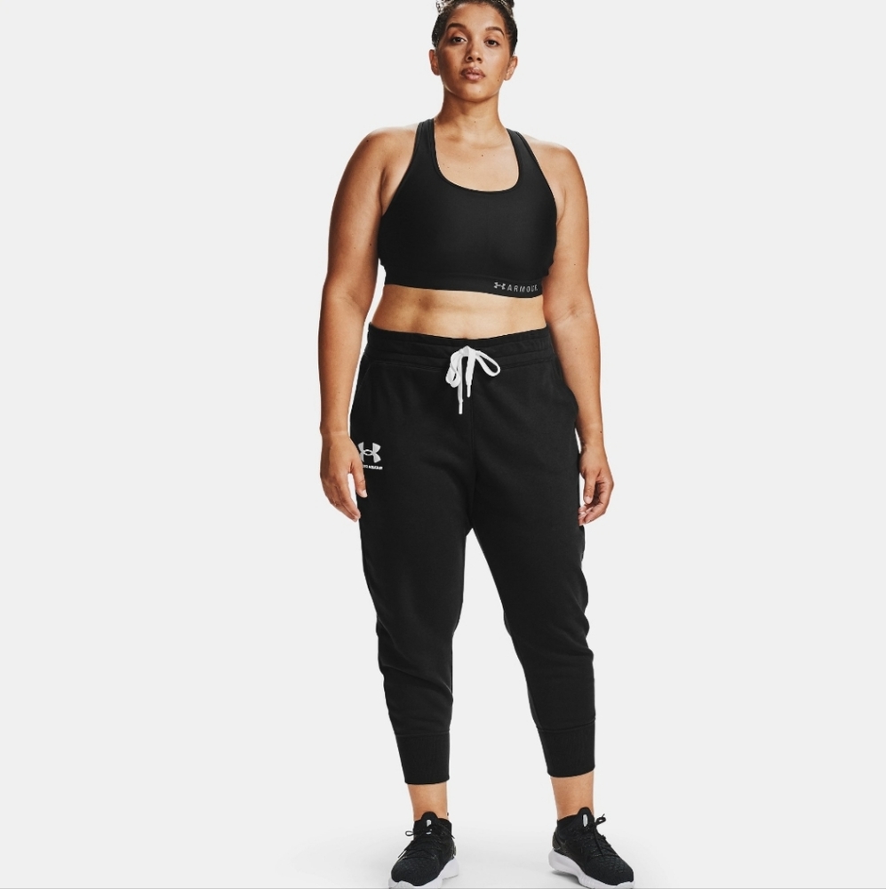 NWT Women's Under Armour Rival Fleece Joggers - Picture 6 of 9